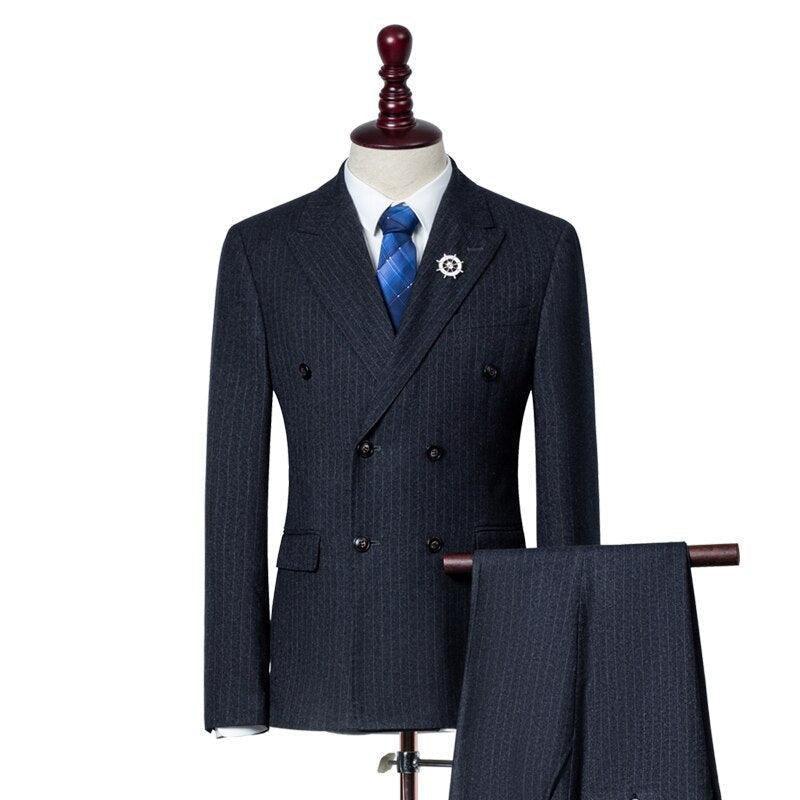Men Striped Suits - Guocali.com