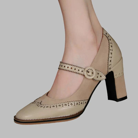 Casual Fretwork Pumps for Women