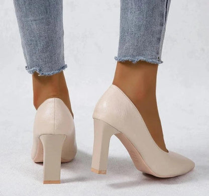 Classic Heel Women Pumps Pointed Toe