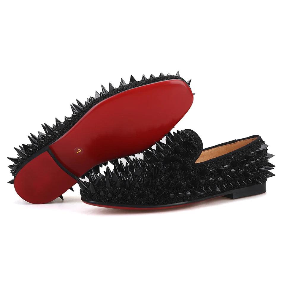 Glamourous Spiked Loafers for Women