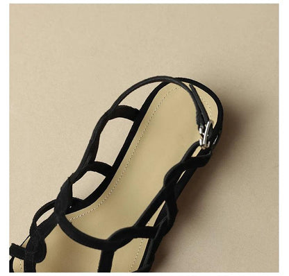 Narrow Band Gladiator Sandals for Women