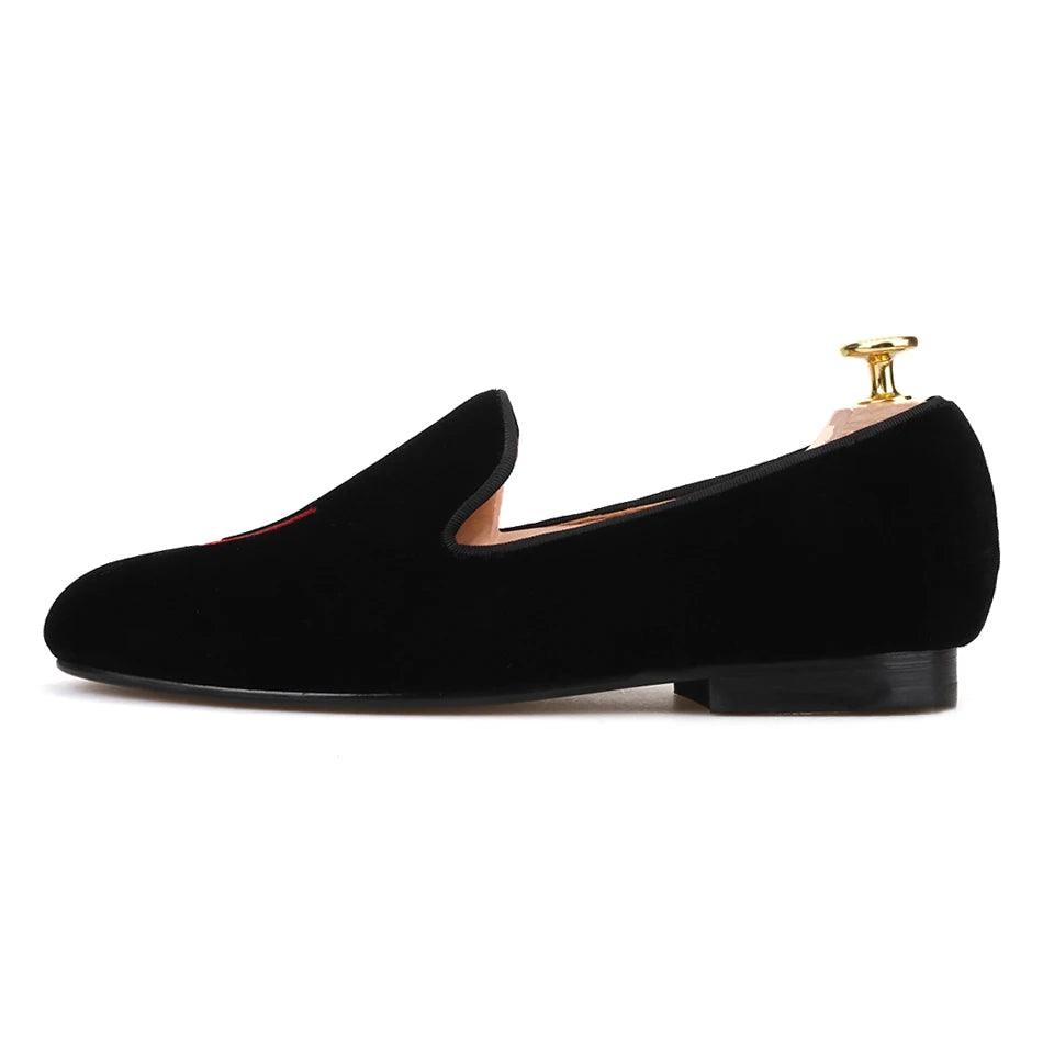 Party-Ready Embroidered Women's Loafers