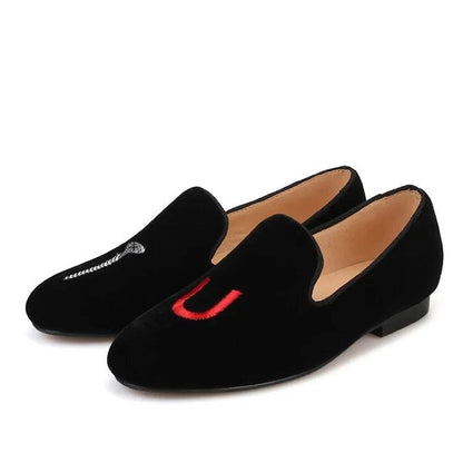 Party-Ready Embroidered Women's Loafers