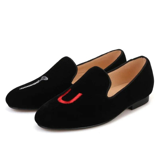 Party-Ready Embroidered Women's Loafers