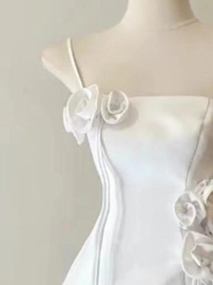 3D Flower Waist Camisole Dress