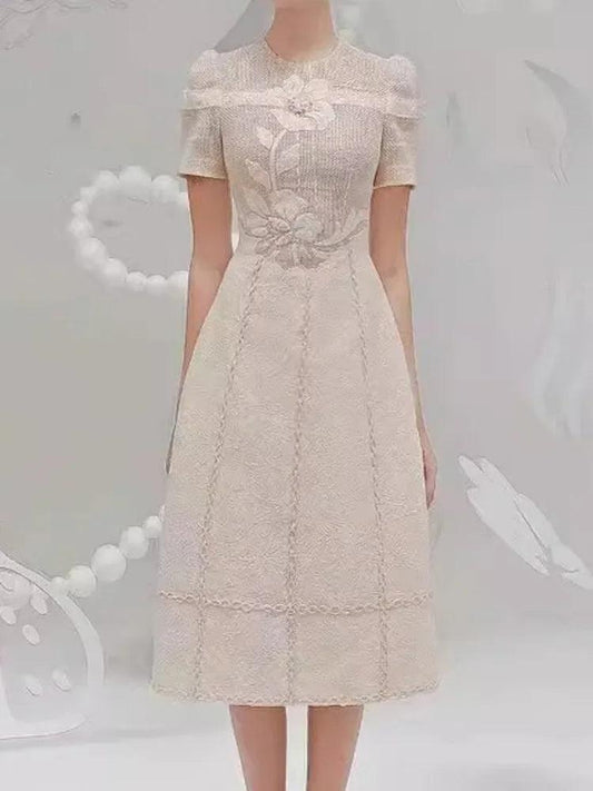 Fairy Style Embroidered Flower Dress