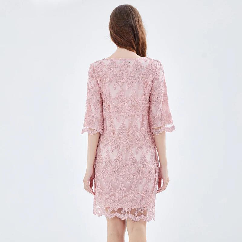 Spring Autumn Casual Embroidery Work Dress