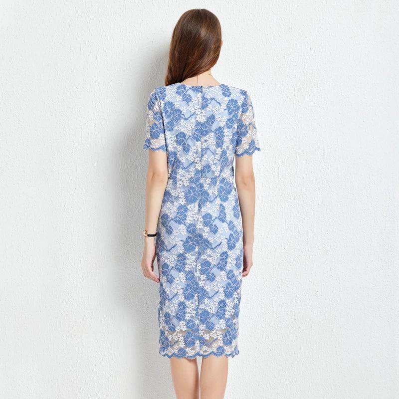 Casual Floral Mid-Length Summer Dress