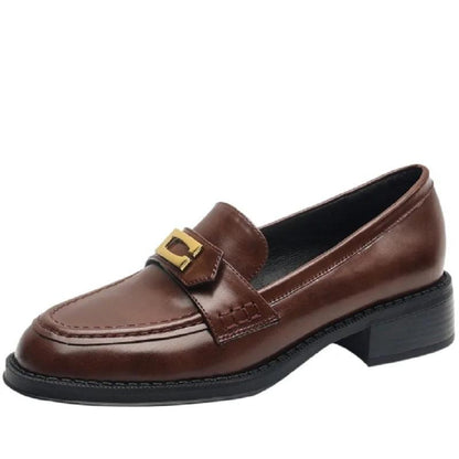 Stylish Low-Heeled Women Loafers