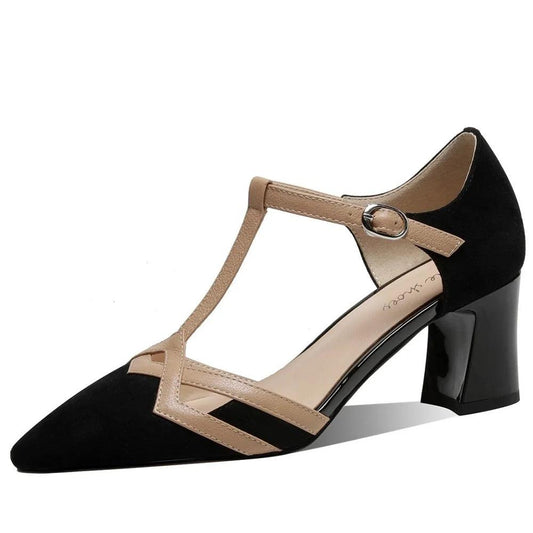 Women Sandals, Pointed Toe, Leather