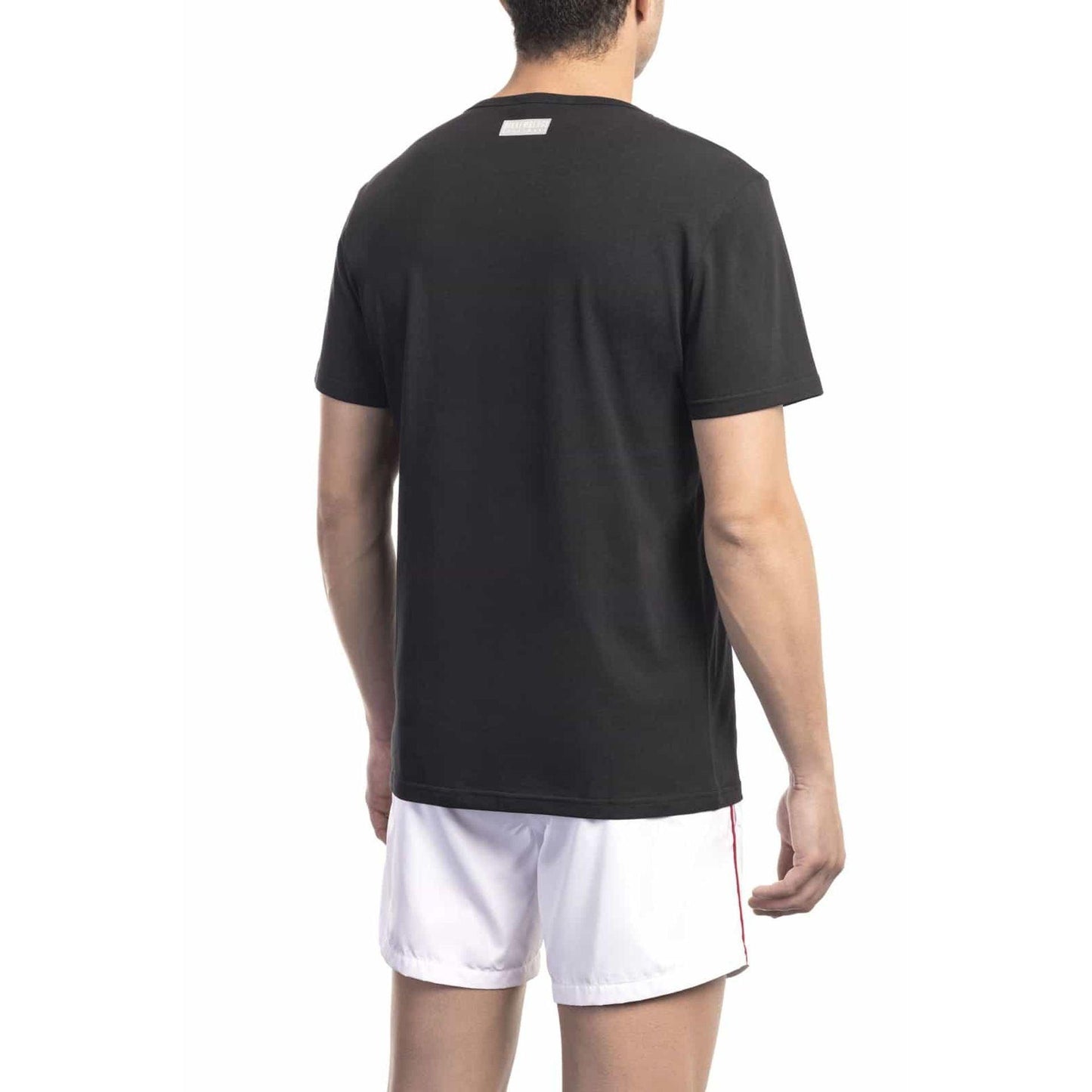 Bikkembergs Beachwear Men T-shirts - Black Brand T-shirts - T-Shirt - Guocali