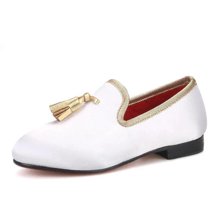 Cozy Cotton Insole Kids' Loafers-Loafer Shoes-GUOCALI