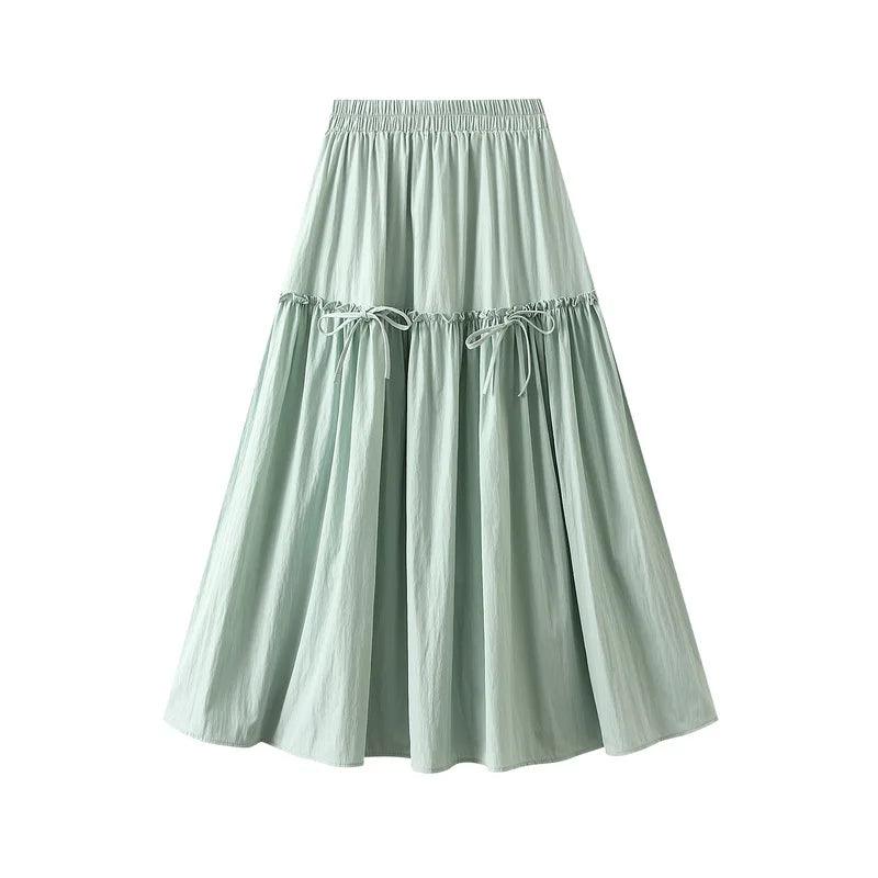 Elegant Bow A-Line Skirt - A-Line Skirt - Guocali