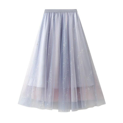 Fairy Style High-Waisted A-Line Skirt - A-Line Skirt - Guocali