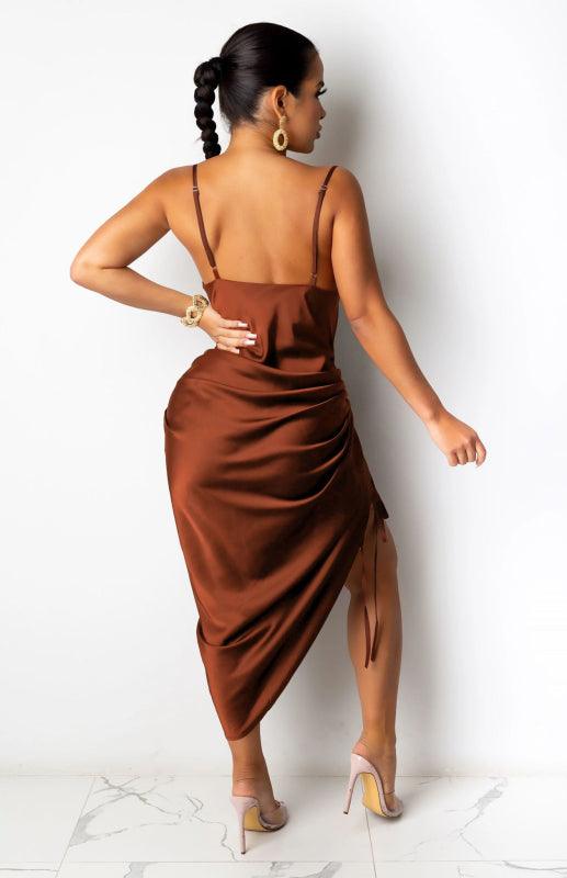Halter Top Sexy Party Long Dress - Dresses - Guocali