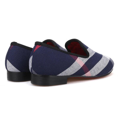 Kids Loafers Cherry Comfort: Matching Parent-Child Loafers - Red Cotton Insoles-Loafer Shoes-GUOCALI