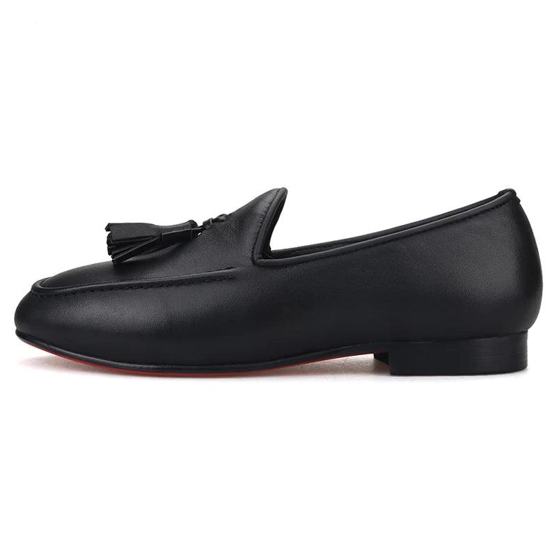 Kids Loafers Family Elegance: Handmade Leather Loafers for Kids-Loafer Shoes-GUOCALI