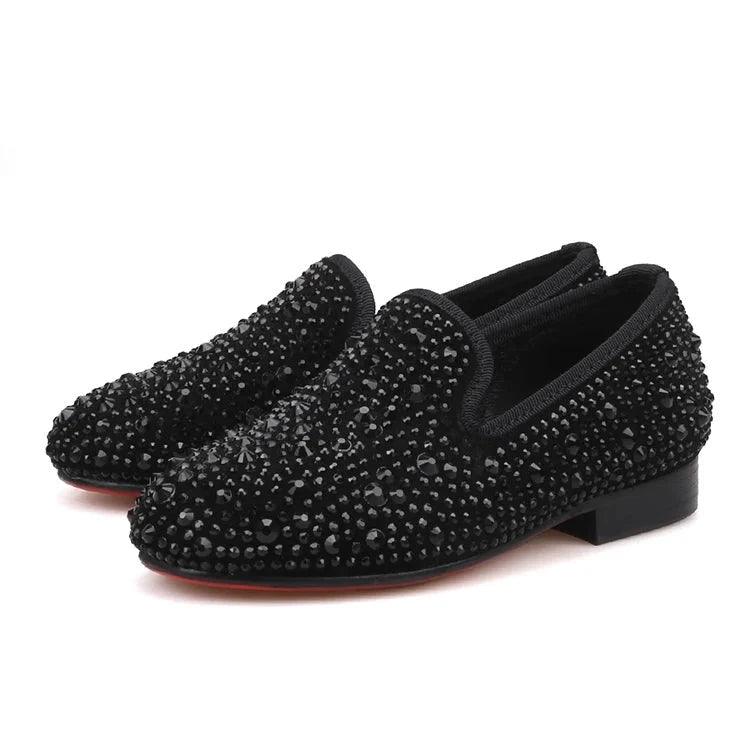 Kids Loafers Rhinestone Loafers: Kids' Loafers Party & Casual Shoes - Loafer Shoes - Guocali