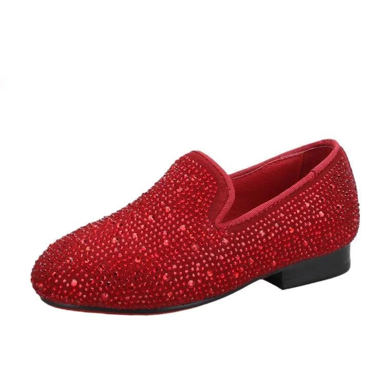 Kids Loafers Rhinestone Loafers: Kids' Loafers Party & Casual Shoes-Loafer Shoes-GUOCALI