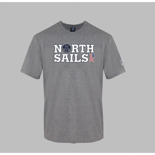 North Sails Men T-shirts - Grey Brand T-shirts - T-Shirt - Guocali