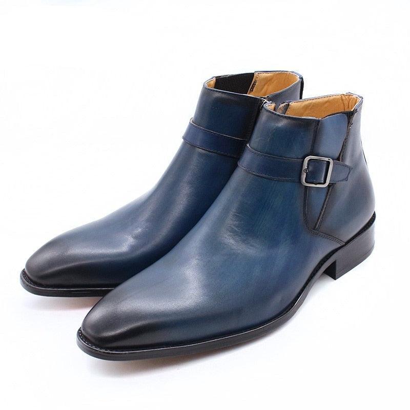 Odon Leather Ankle Boots - Ankle Boots - Guocali