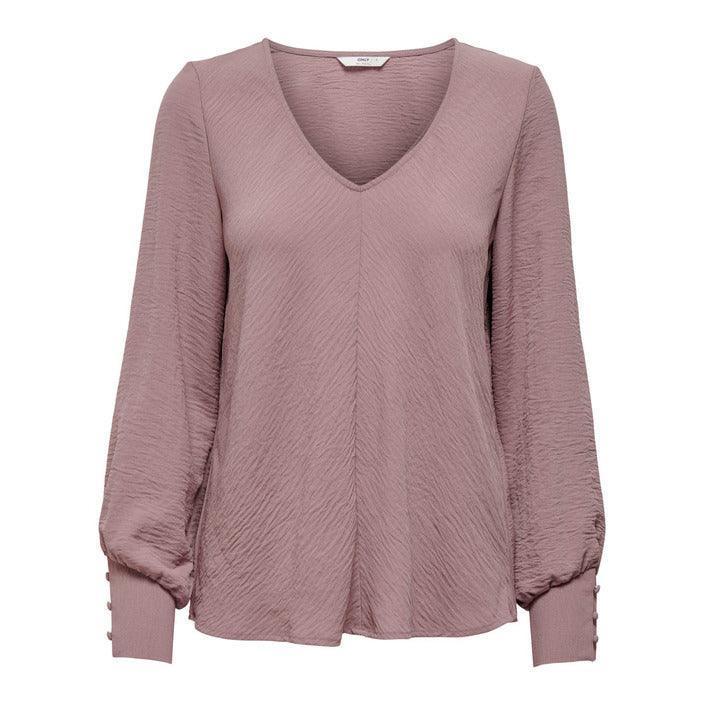 Plain-Solid V-Neck Only Blouse - Blouse - Guocali