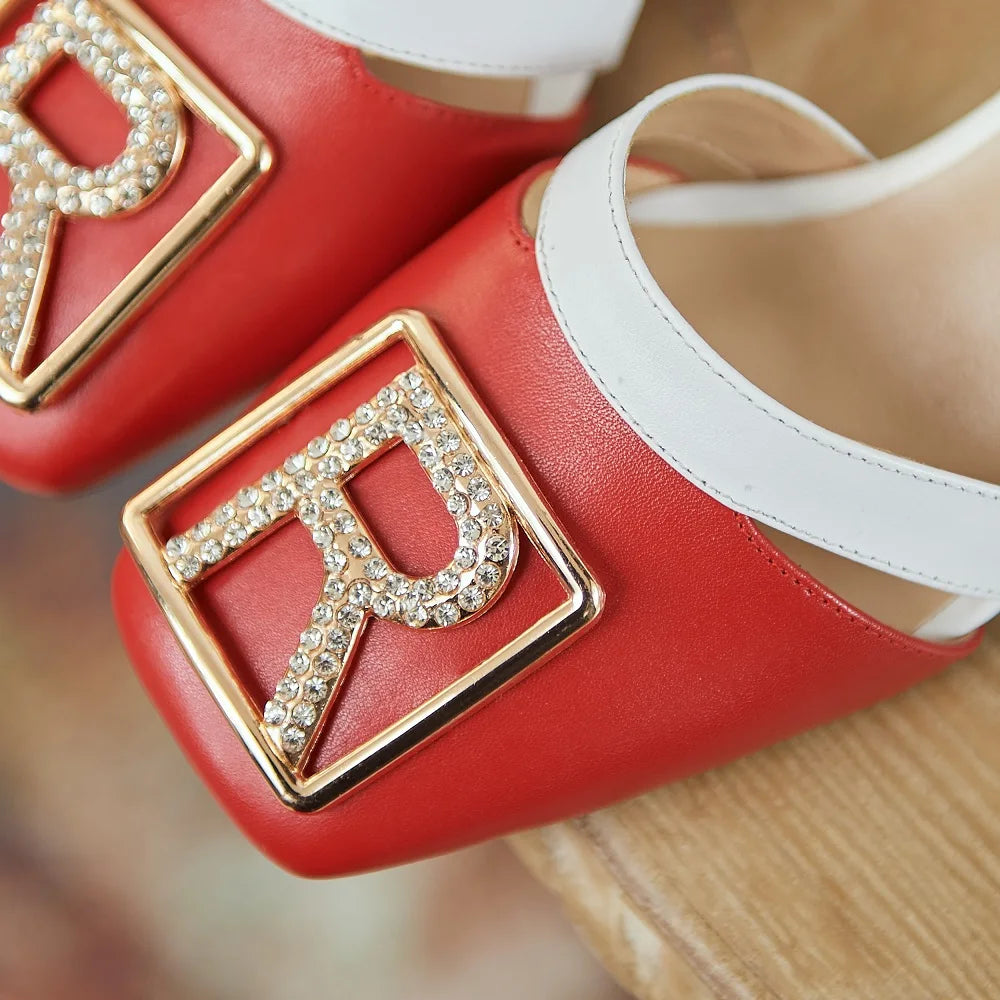 Shoes-Women-Sandals-Red-44-summer-GUOCALI