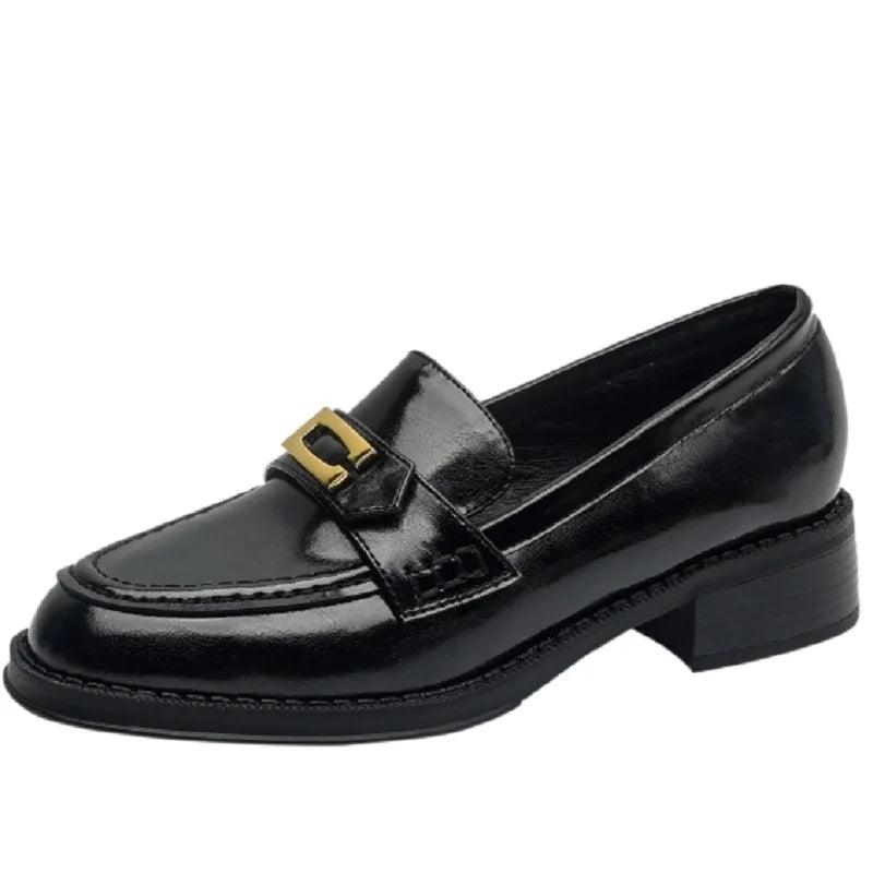 Stylish Low-Heeled Women Loafers - Loafer Shoes - Guocali