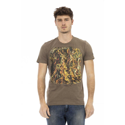 Trussardi Action Men T-shirts - Brown Brand T-shirts - T-Shirt - Guocali