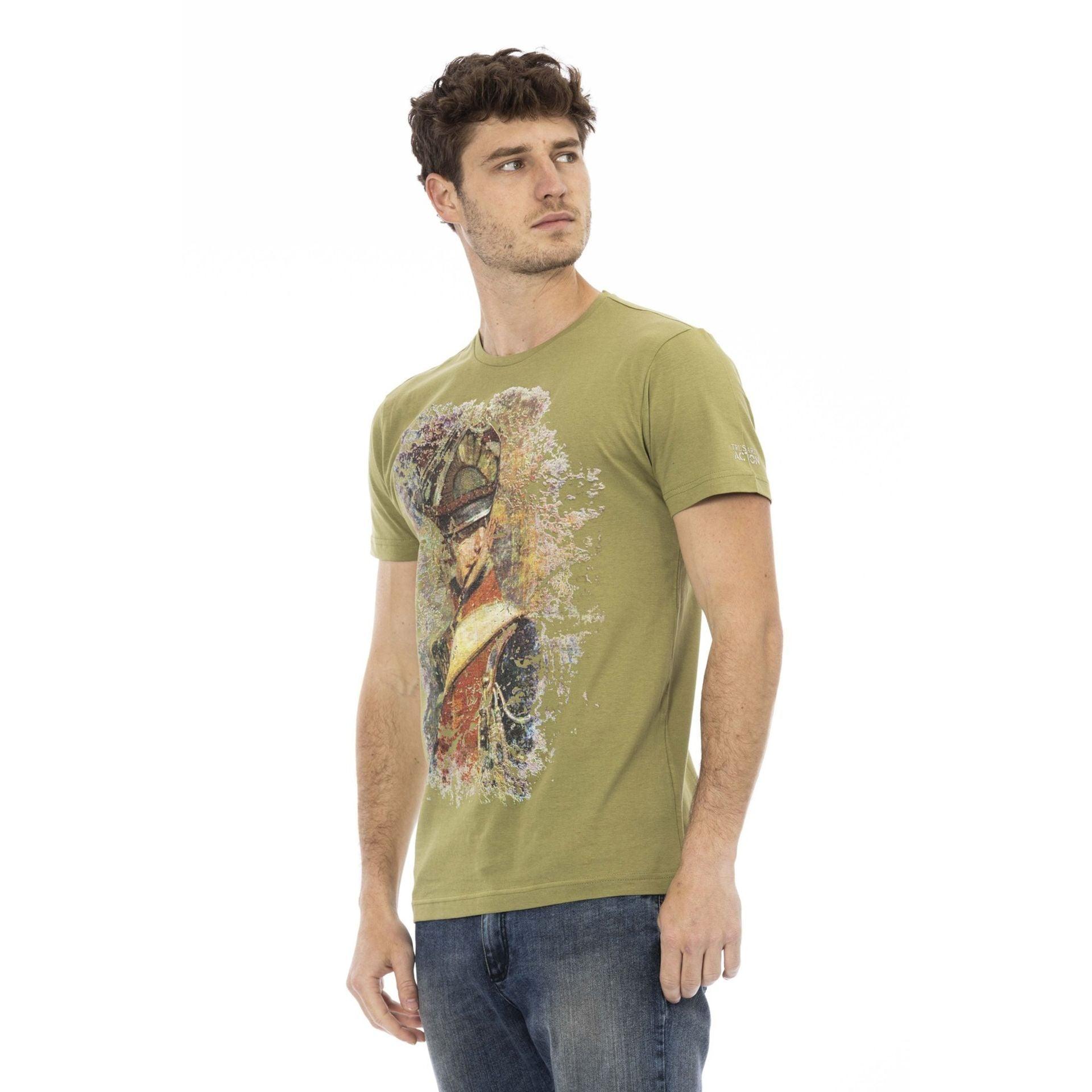 Trussardi Action Men T-shirts - Green Brand T-shirts - T-Shirt - Guocali