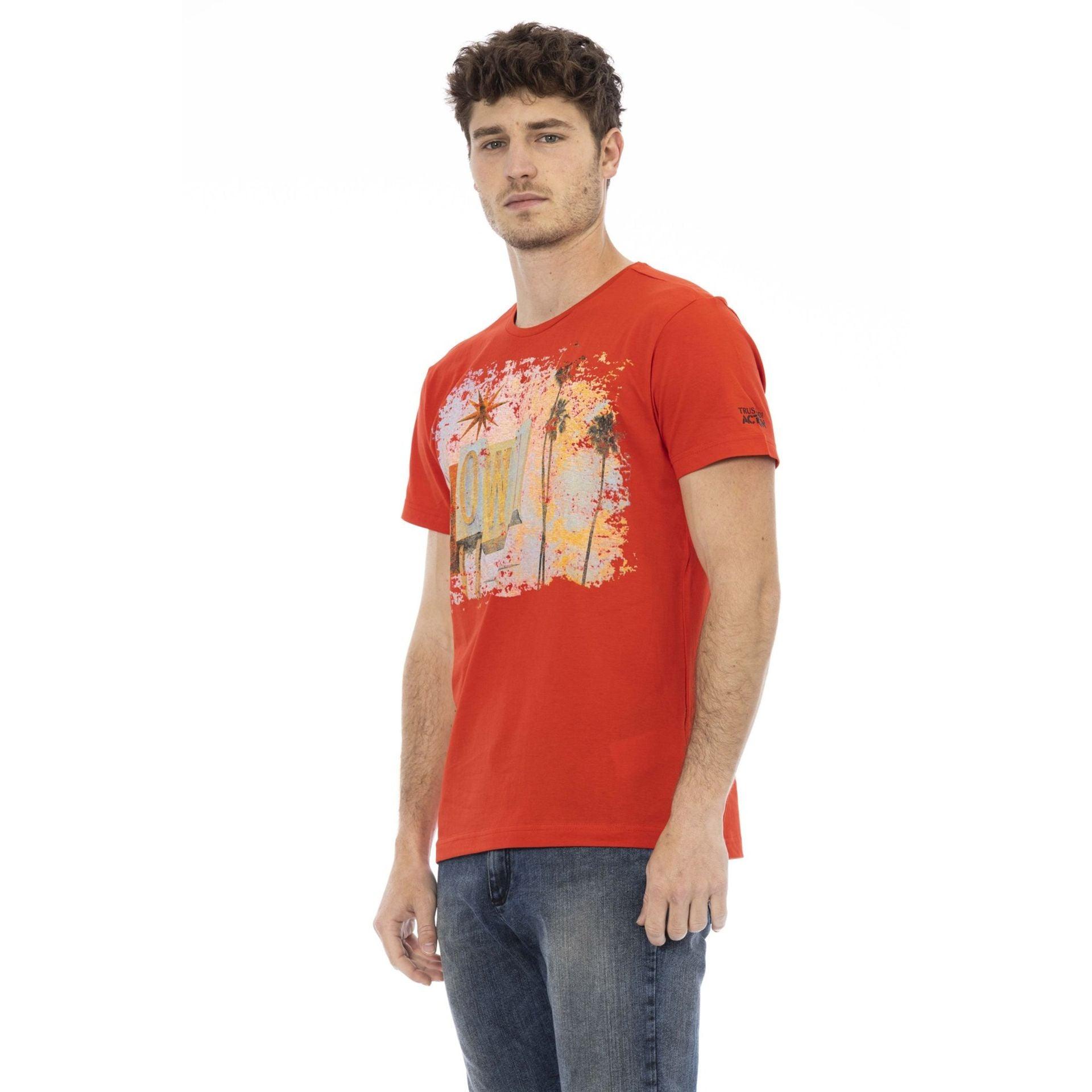 Trussardi Action Men T-shirts - Red Brand T-shirts - T-Shirt - Guocali