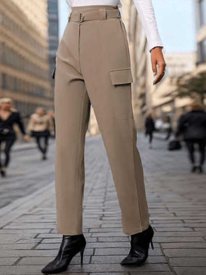 Women's Lace-Up Commuter Pants - Commuter Pants - Guocali