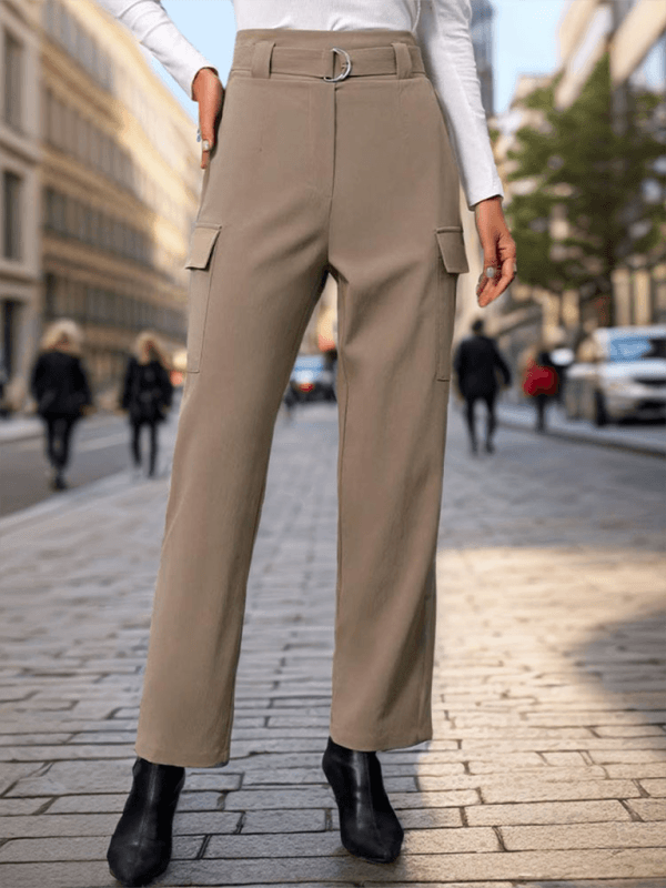 Women's Lace-Up Commuter Pants - Commuter Pants - Guocali