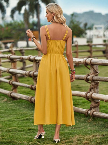 Ranch Style Tied Waist Dress