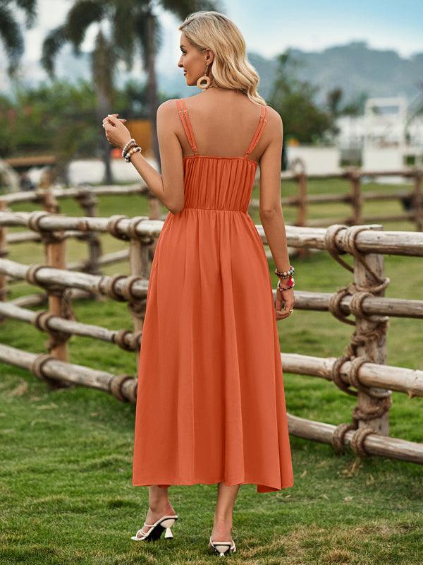 Ranch Style Tied Waist Dress